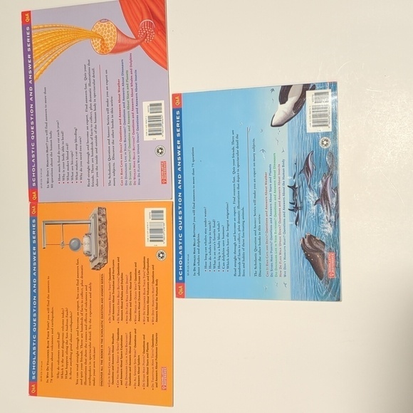 Scholastic Question & Answer Series Paperback Book Set of 3 Nonfiction Books - Picture 3 of 4